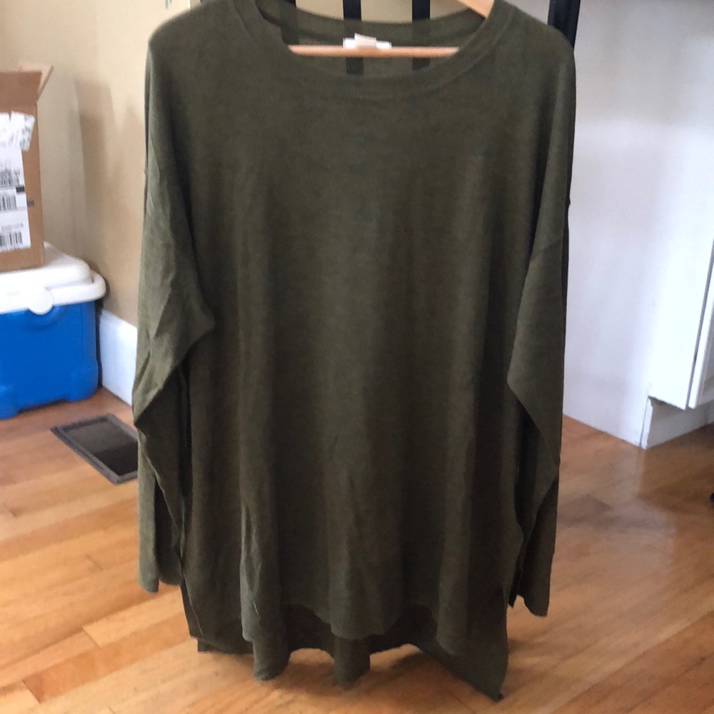 Green sweater